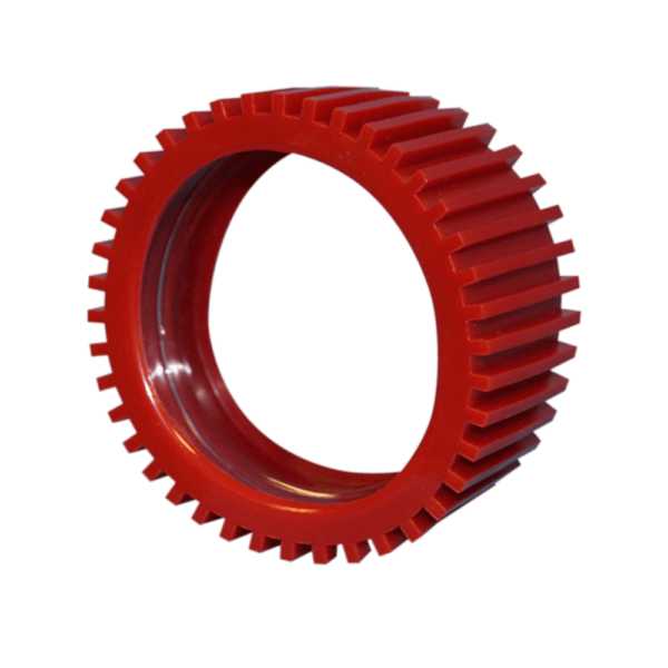 Single Rubber Bumper Gauge Protector / Cushion (Red)